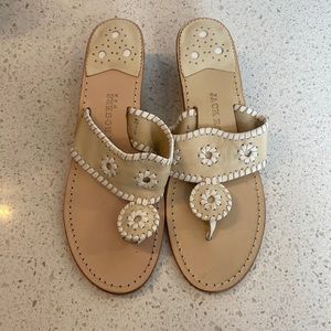 New Jack Rogers sandals with small wedge. Never worn